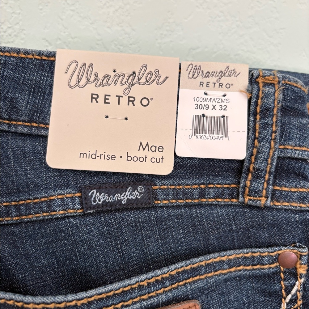 Wrangler Women's Dark Blue Boot Cut Jeans - Picture 2 of 8